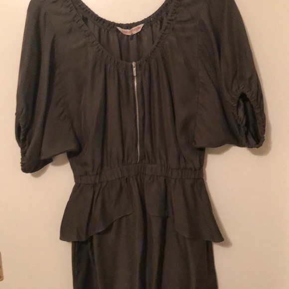 Olive green Rebecca Taylor dress - Picture 3 of 3